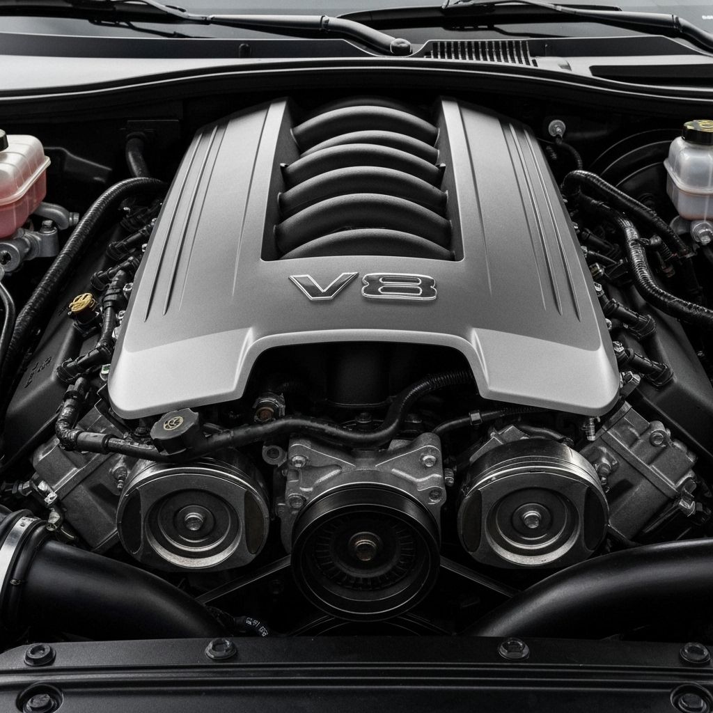 Chevrolet Camaro V8 Engine - American Muscle Car Power